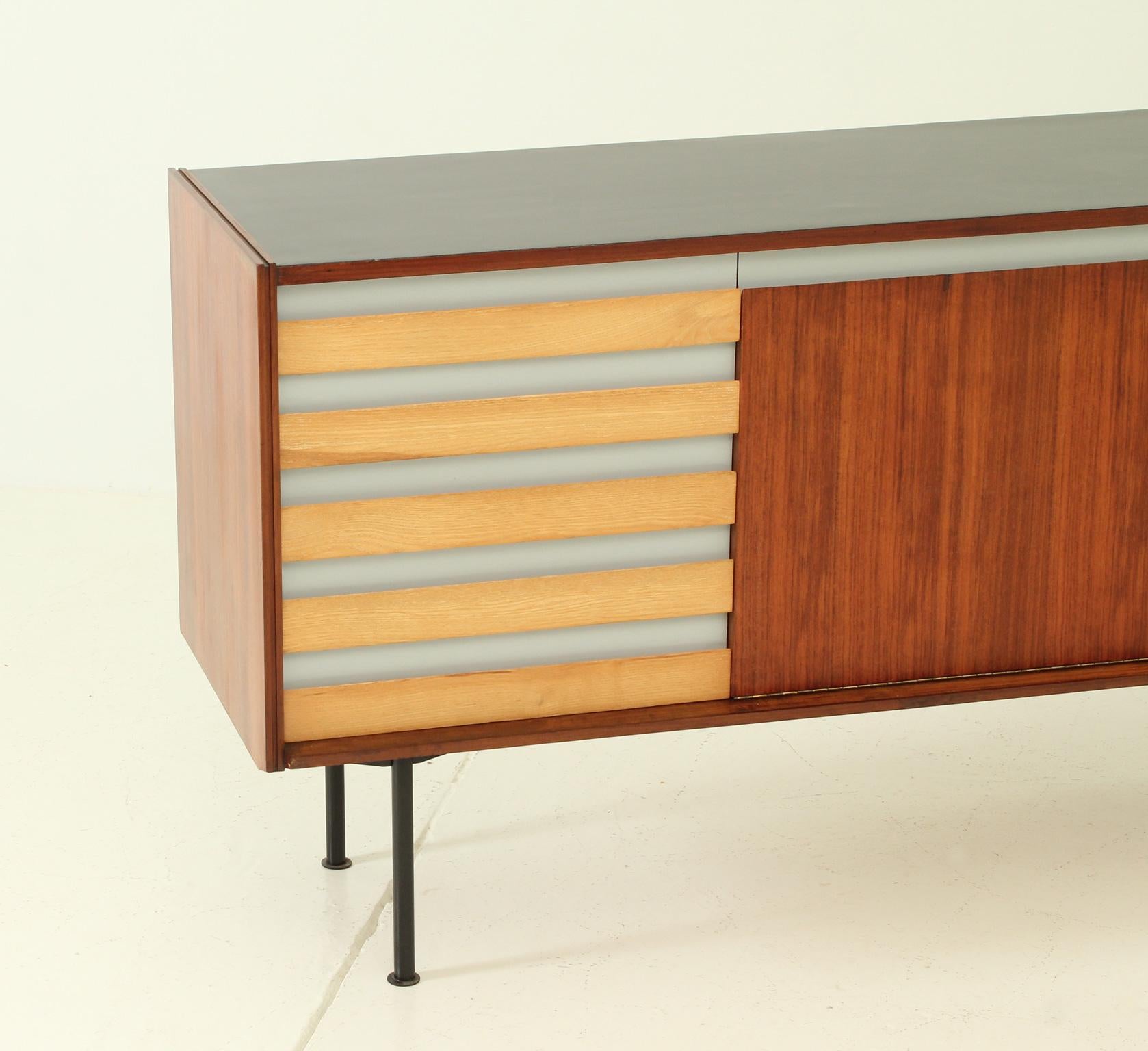 Coloured Italian Sideboard from 1950's For Sale 1