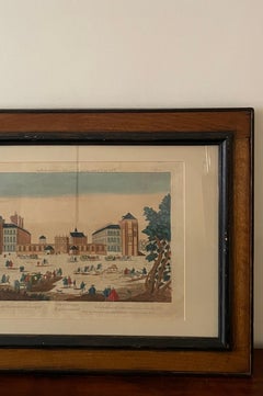 Vista óptica coloreada siglo XVIII - Le Chateau