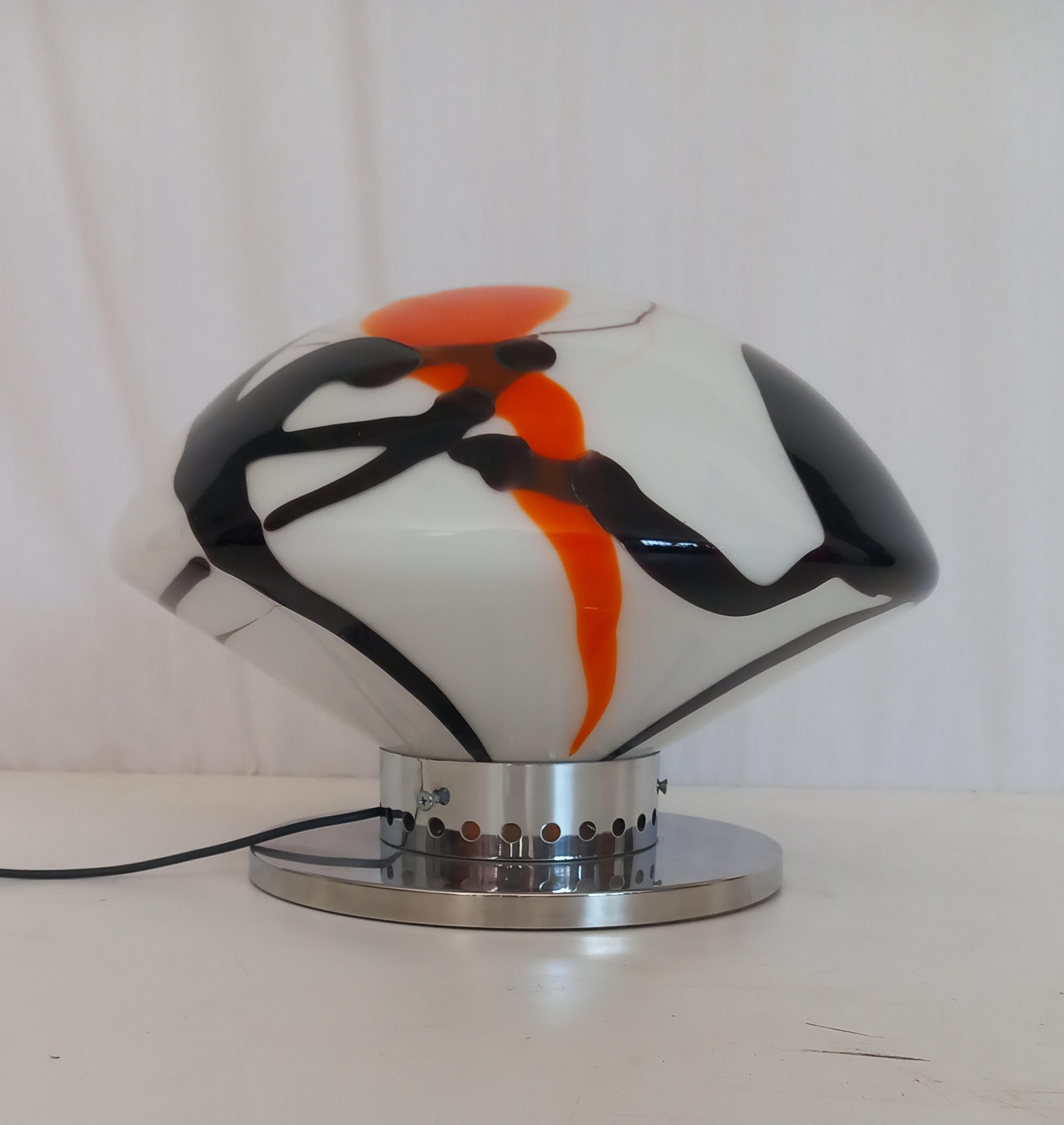Metallo Coloured Table Lamp, 1950s in vendita