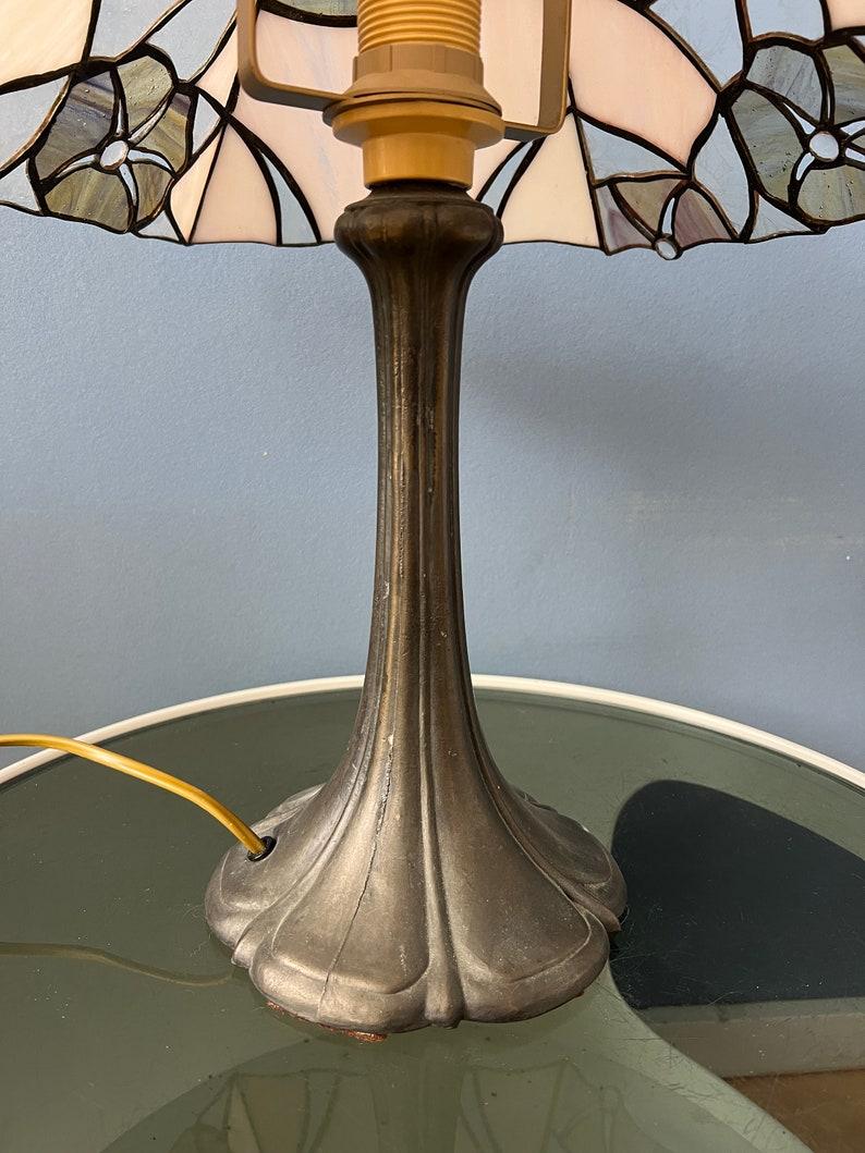 20ième siècle Lampe de bureau Art déco colorée en verre teinté, années 1970 en vente