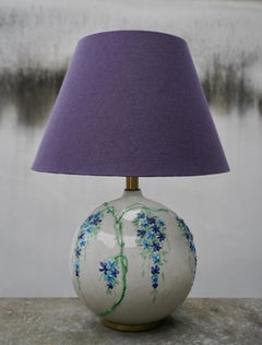 Colourful Ceramic Table Lamp by Alvino Bagni for Raymor