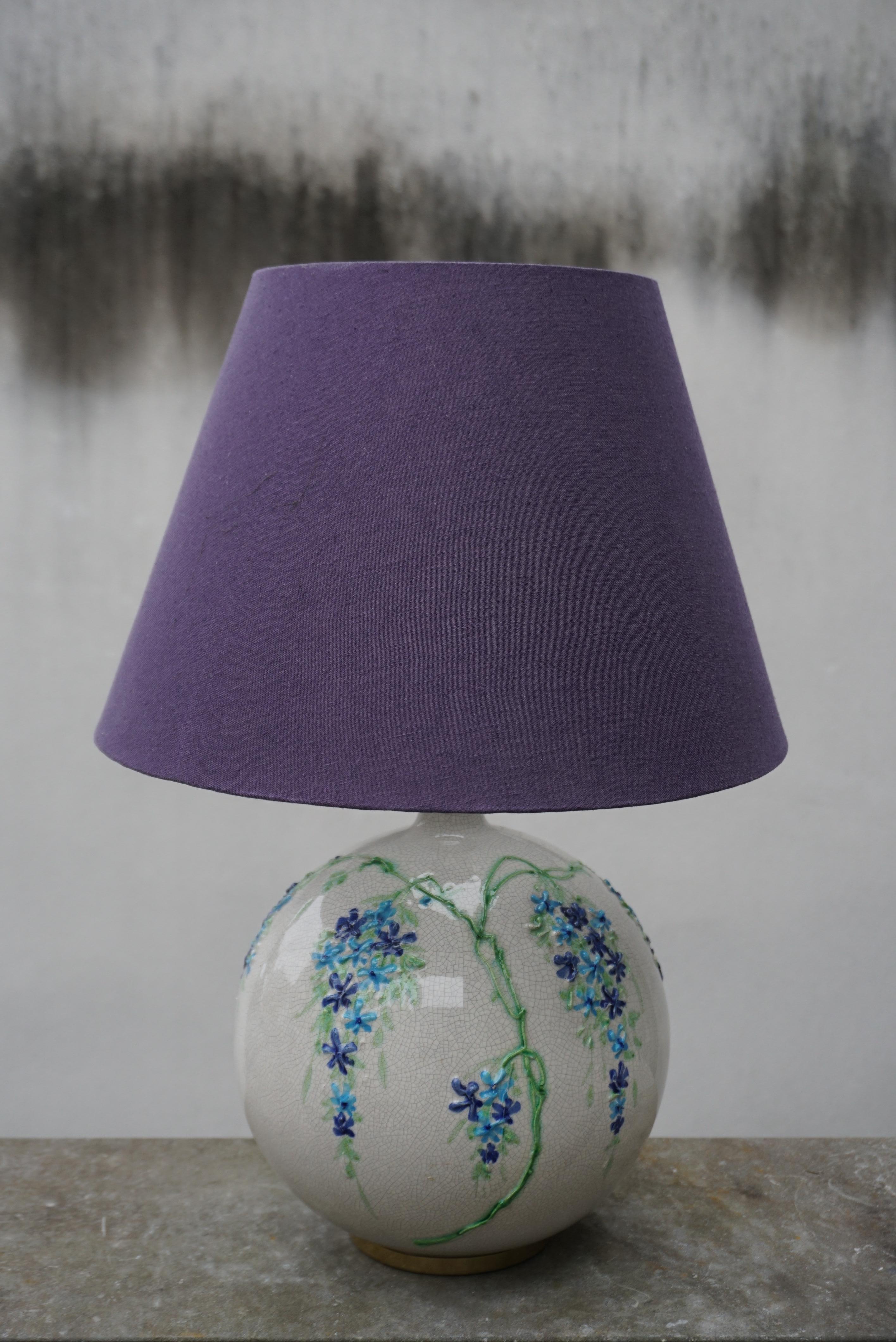 Vernissé Lampe de table colorée d'Alvino Bagni pour Raymor en vente