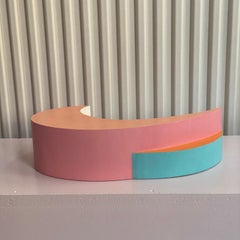 Colourful Memphis Style Abstract Sculpture by Dutch Artist Govert Heikoop, 1980s