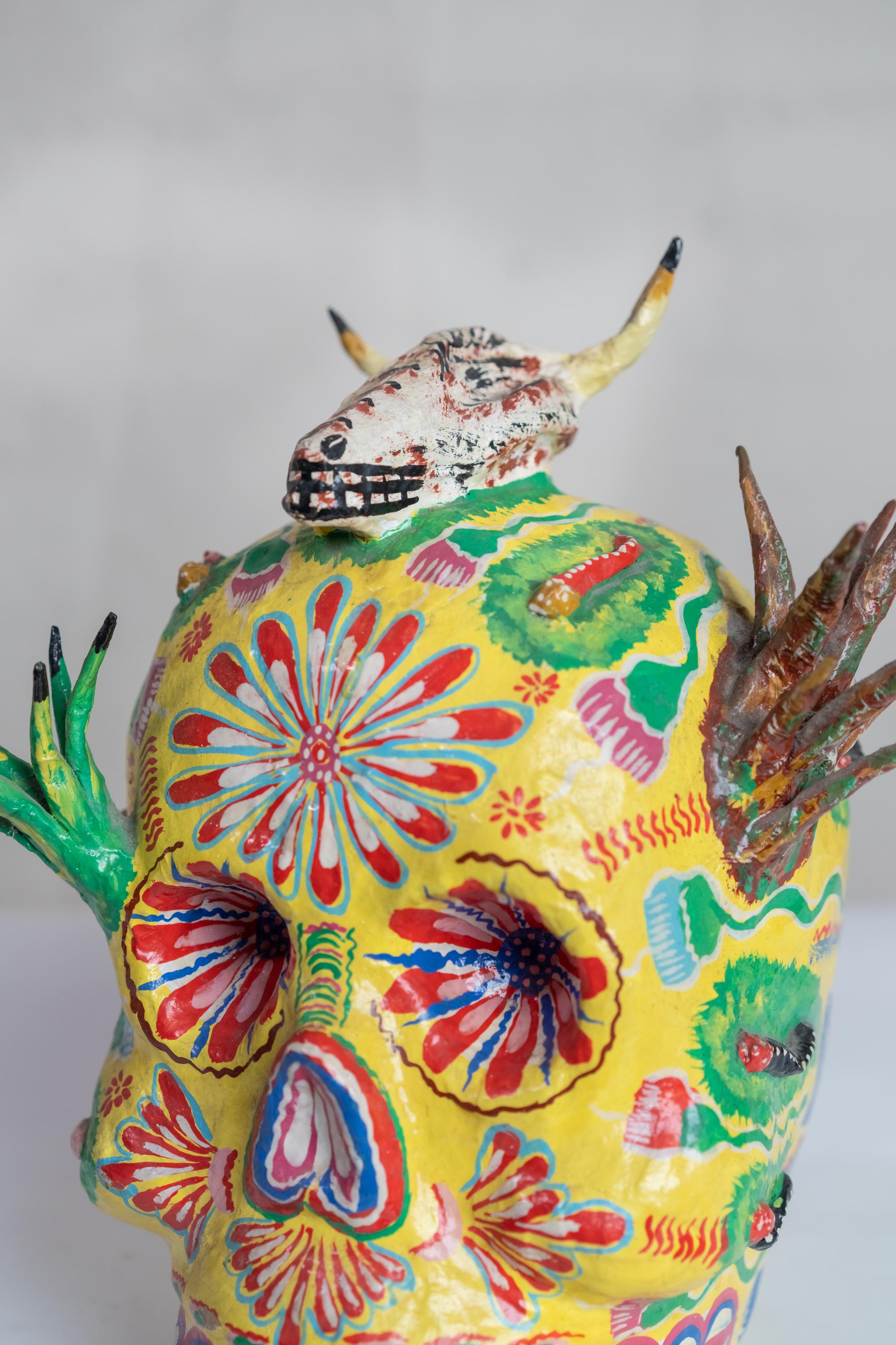 Paper Colourful Mexican Skull 