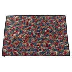 Seltener Vintage Missoni-Teppich aus reiner Wolle mit buntem Muster, farbenfroh gemustert, *FREE WORLDWIDE DELIVERY