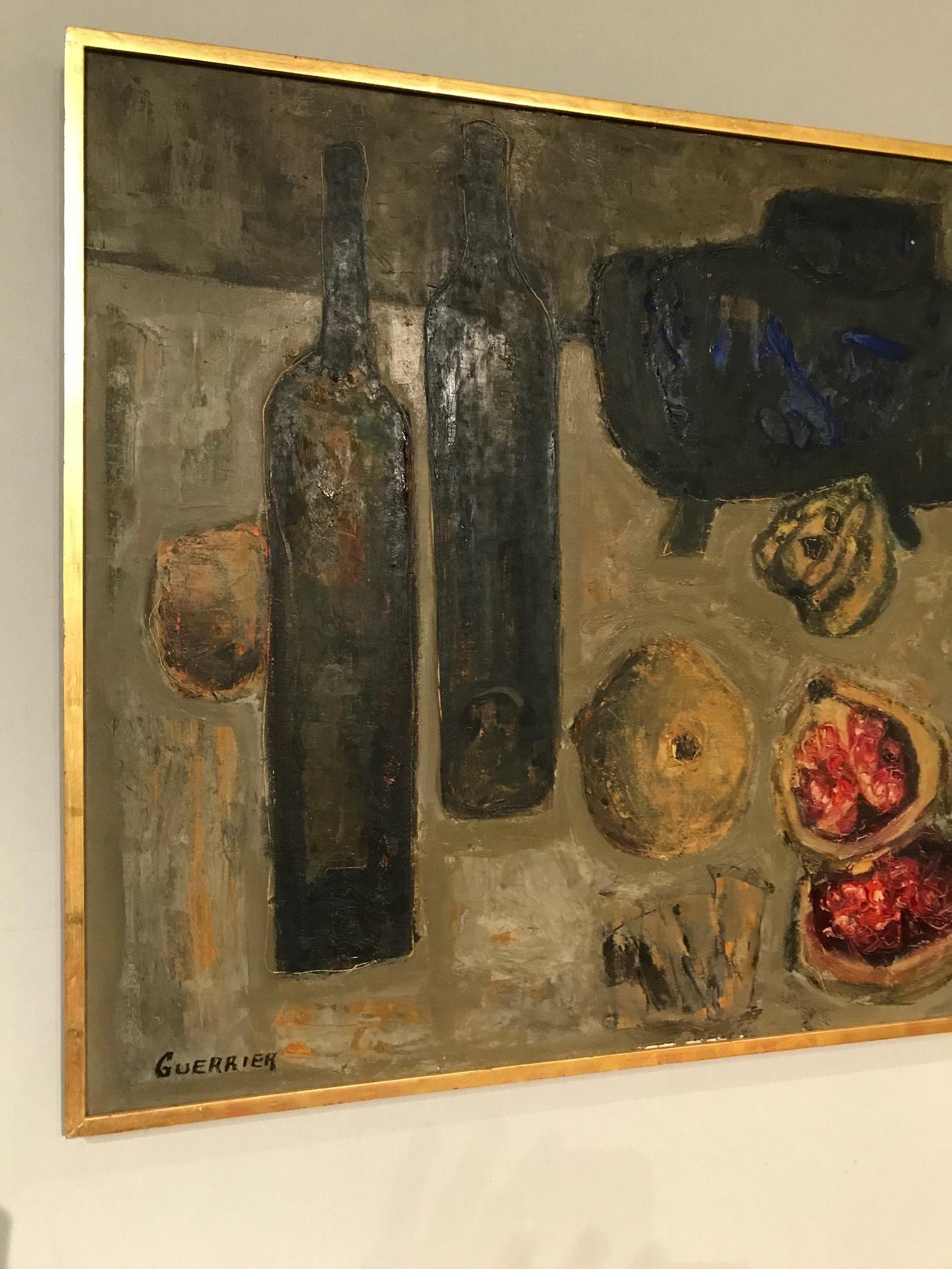 Colourful Still Life by Raymond Guerrier In Good Condition For Sale In Montreal, QC