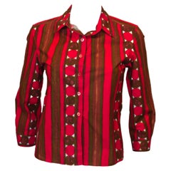 Colourful  Stripe Marni Cotton Shirt