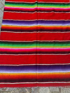 Colourful Vintage Hand Woven Runner
