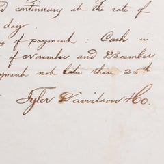 Colt Distributors Quill Letter to Governor Beginning of Civil War, 1861