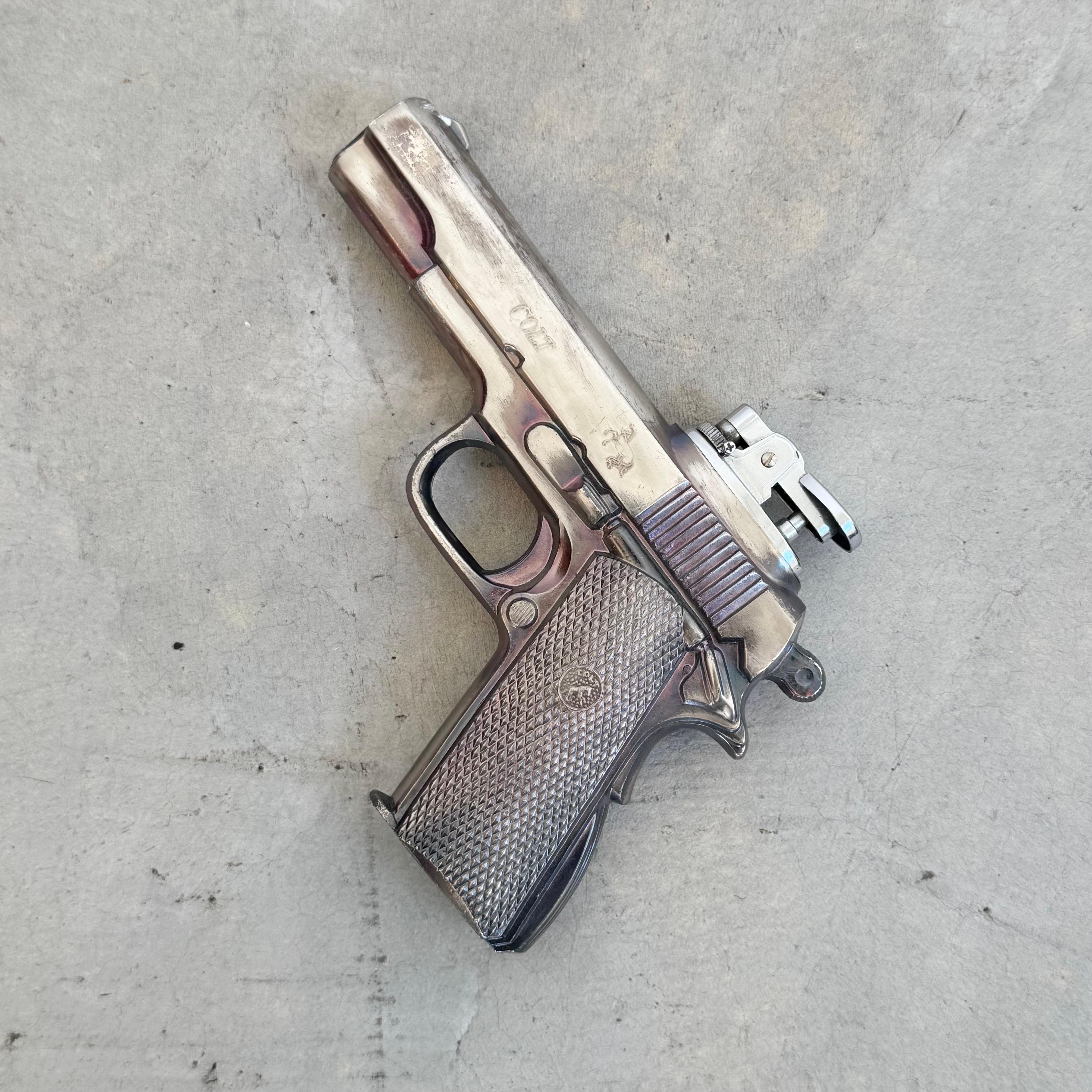 Japanese Colt Handgun Lighter, 1980s Japan For Sale