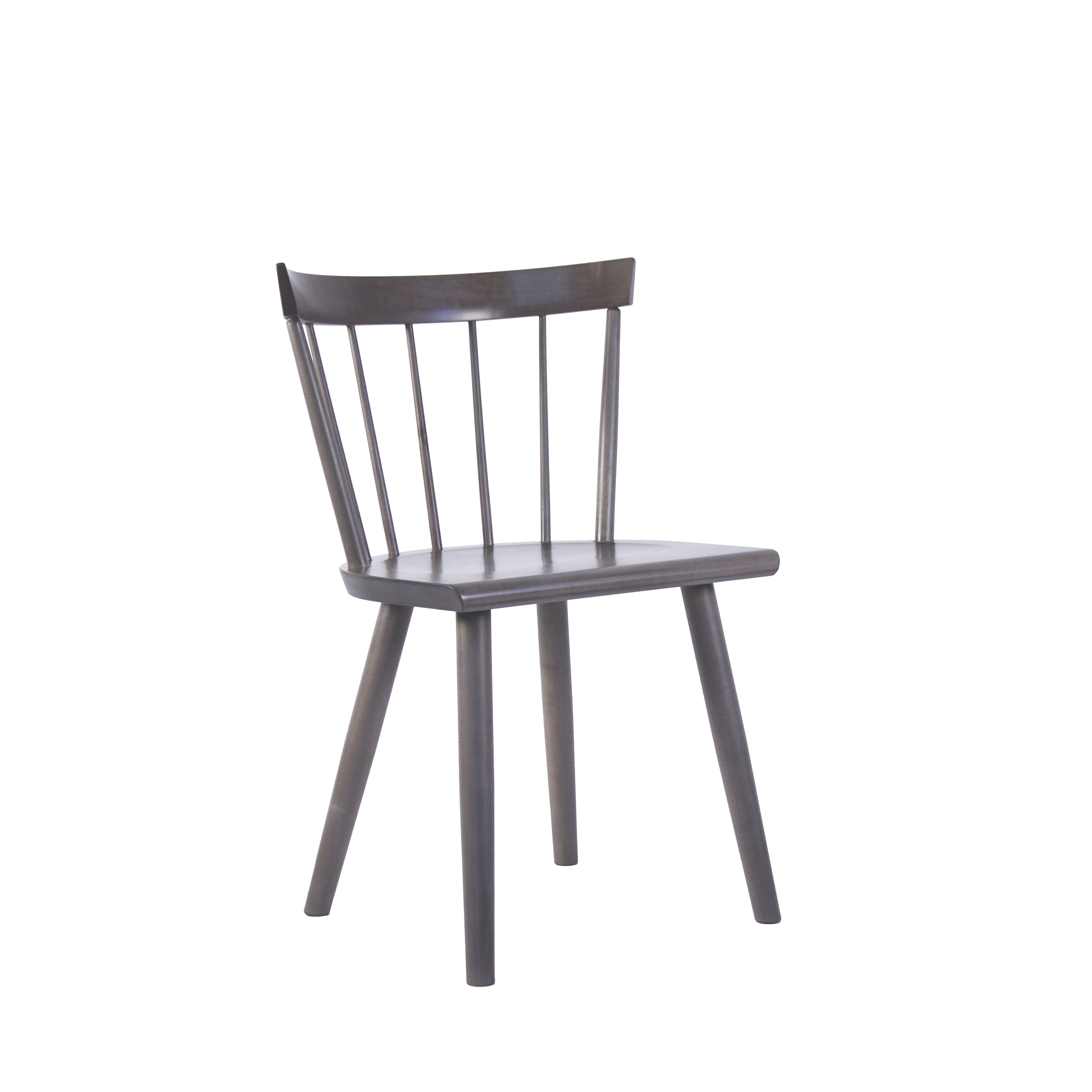 American Colt Low Back Side Chair, Contemporary Windsor Chair For Sale