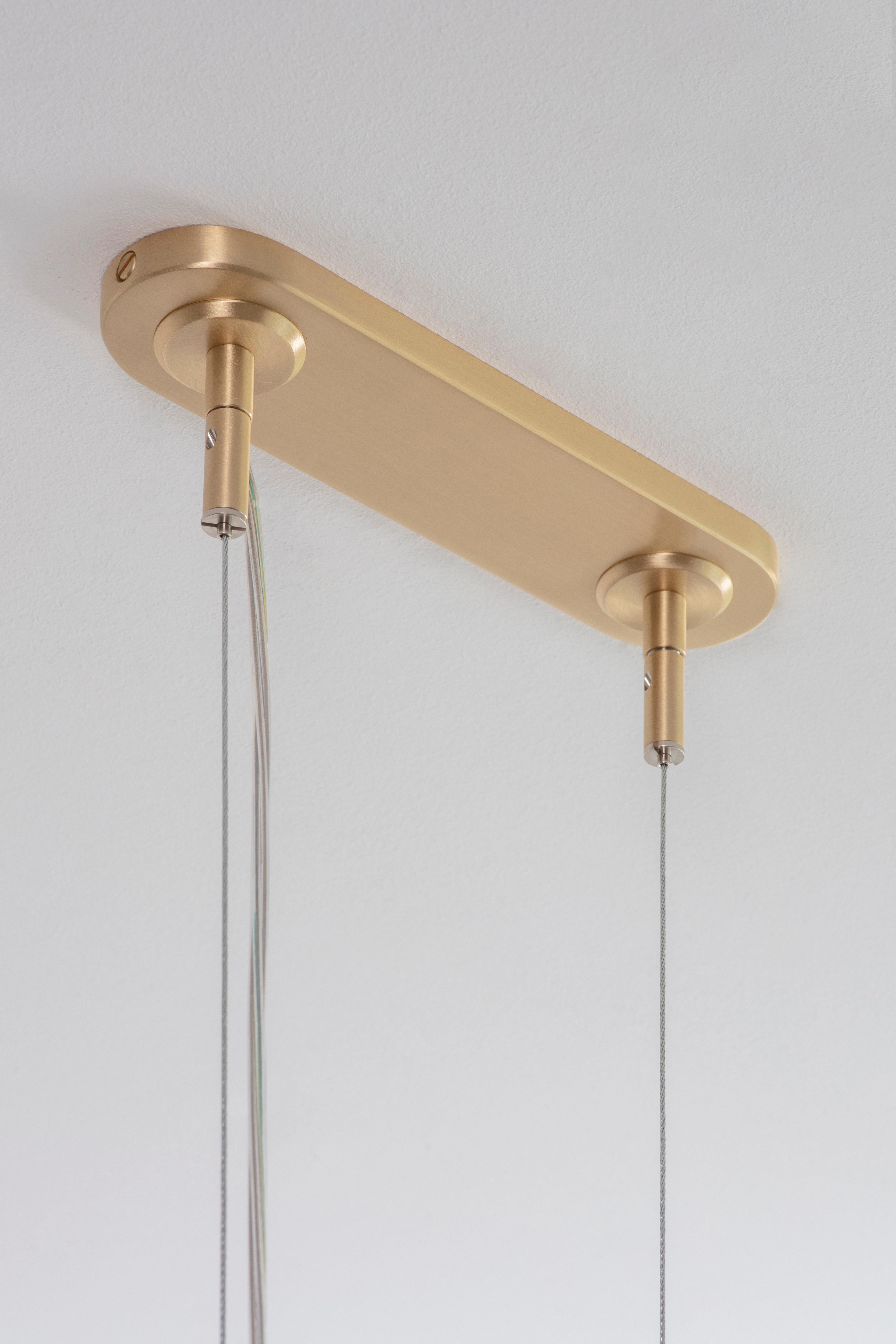Lampe à suspension à collier simple de Bert Frank en vente 2
