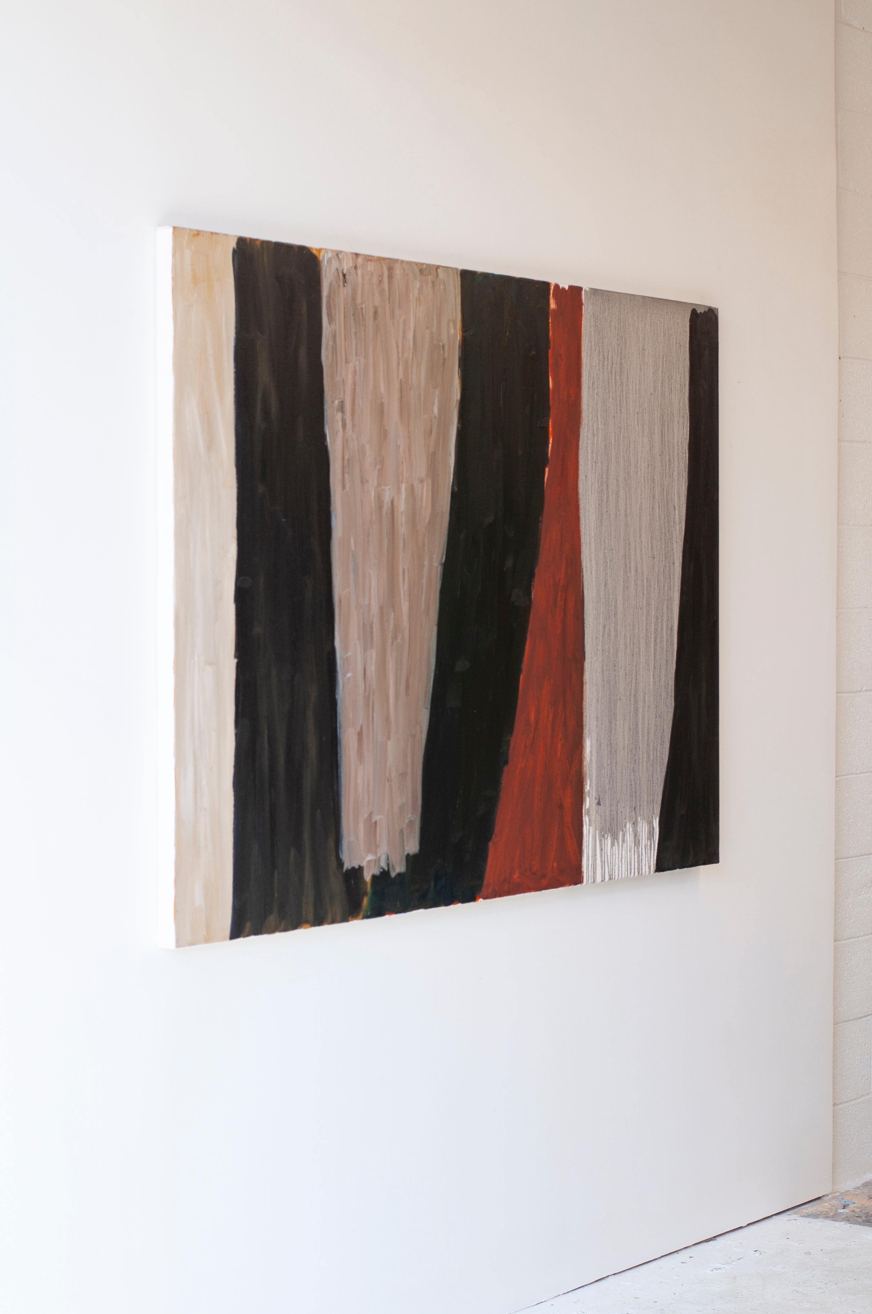 ABSTRACT Opera d'arte Dim Dusk  Paesaggi Contemporary Artist Colt Seager Olio Marrone in vendita 4