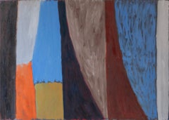 ABSTRACT Colors Oil Landscapes Artwork Kite by Contemporary Artist Colt Seager