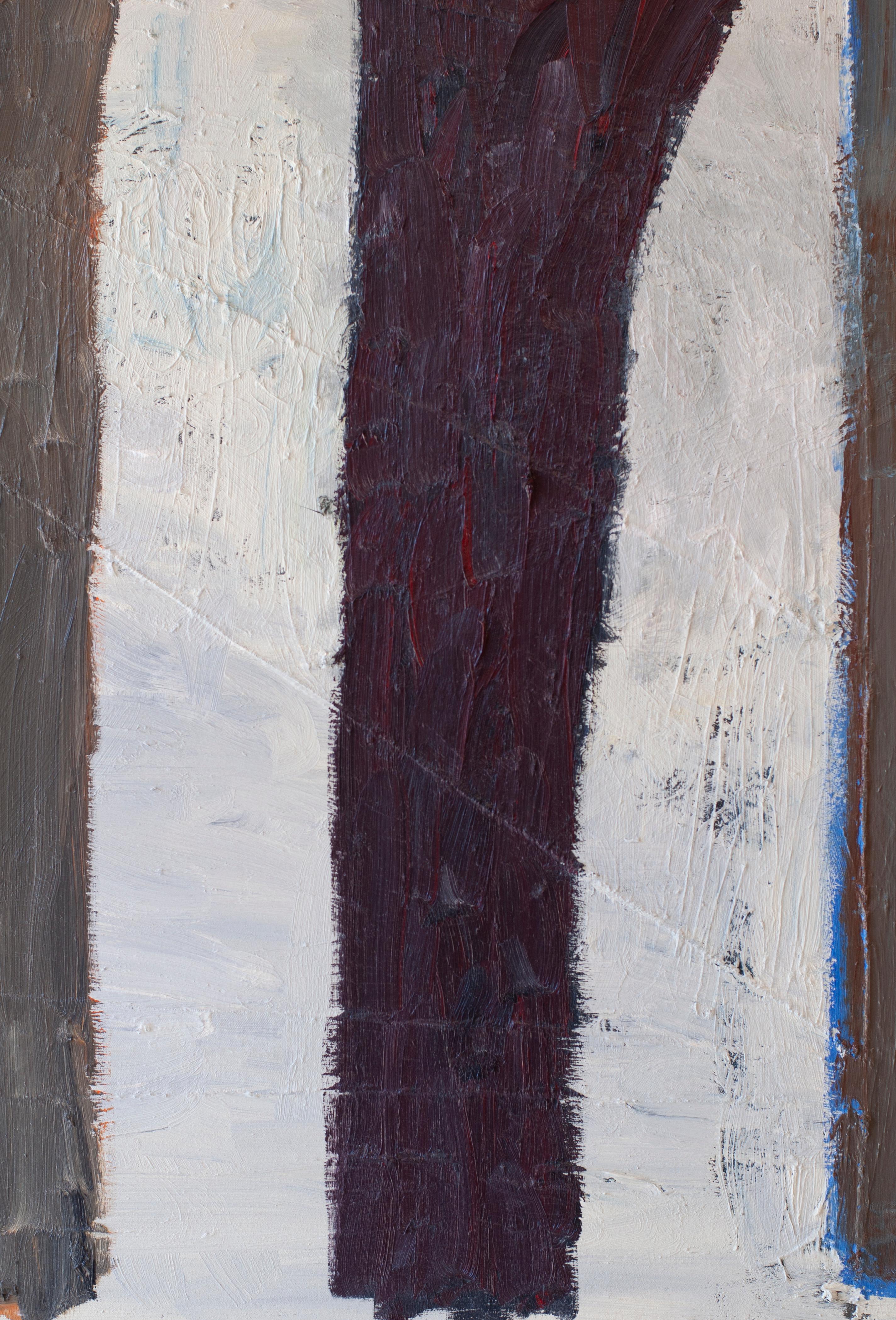 ABSTRACT Opera d'arte Pillar 17 dell'artista contemporaneo Colt Seager Brown Olio in vendita 3