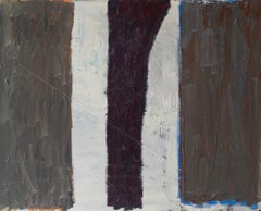 ABSTRACT Artwork Pillar 17 by Contemporary Artist Colt Seager Brown Oil