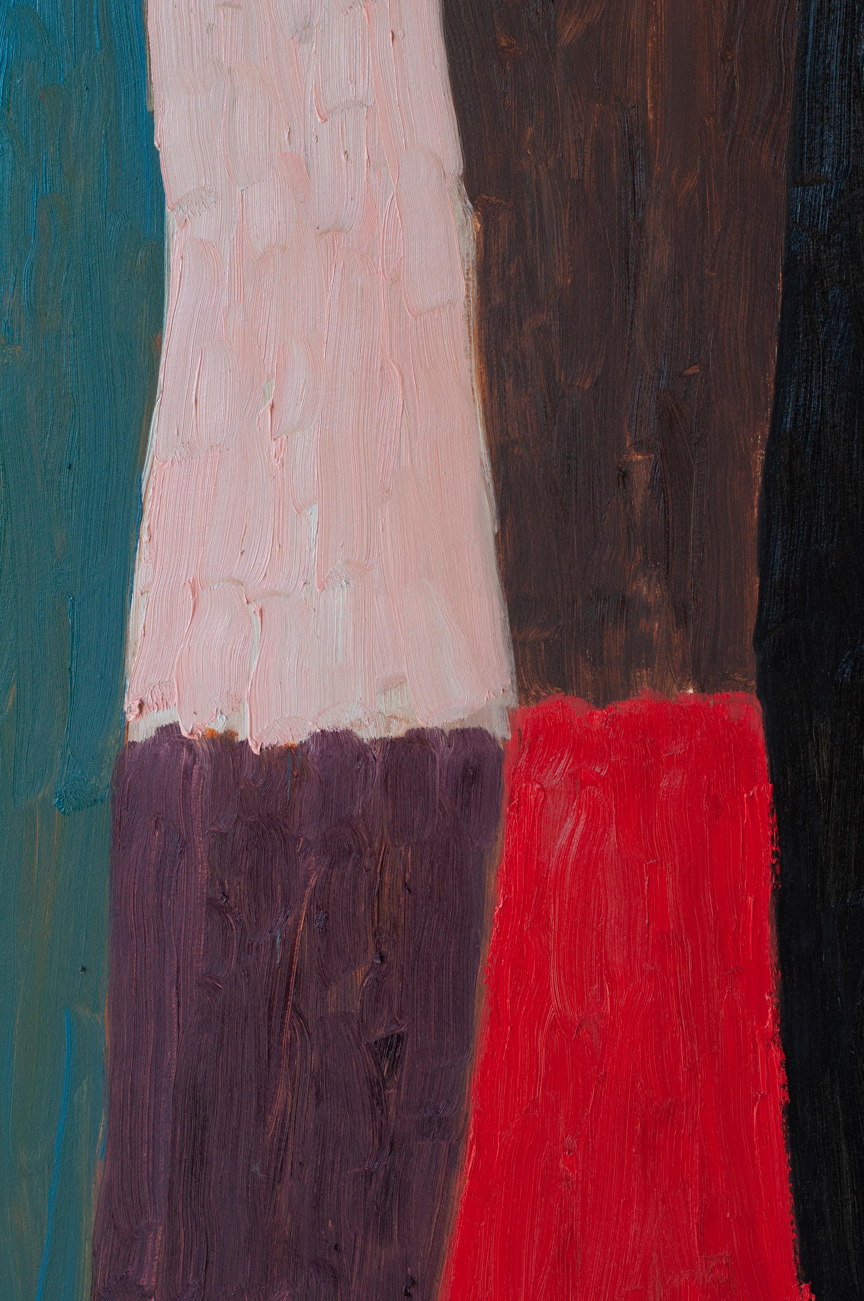 ABSTRACT Artwork Red Arrow 2 by Contemporary Artist Colt Seager 1