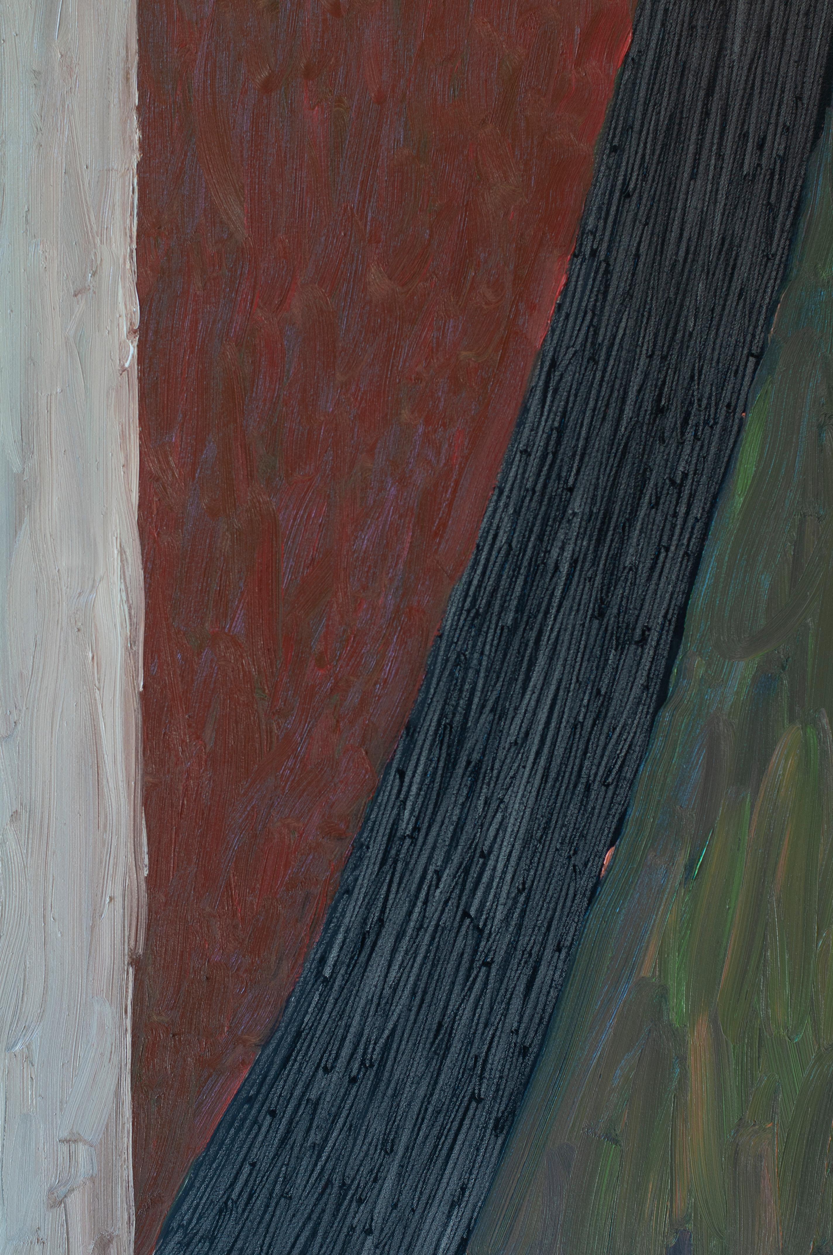 OBRA DE ARTE ABSTRACTA Río de arcilla roja por el artista contemporáneo Colt Seager en venta 2