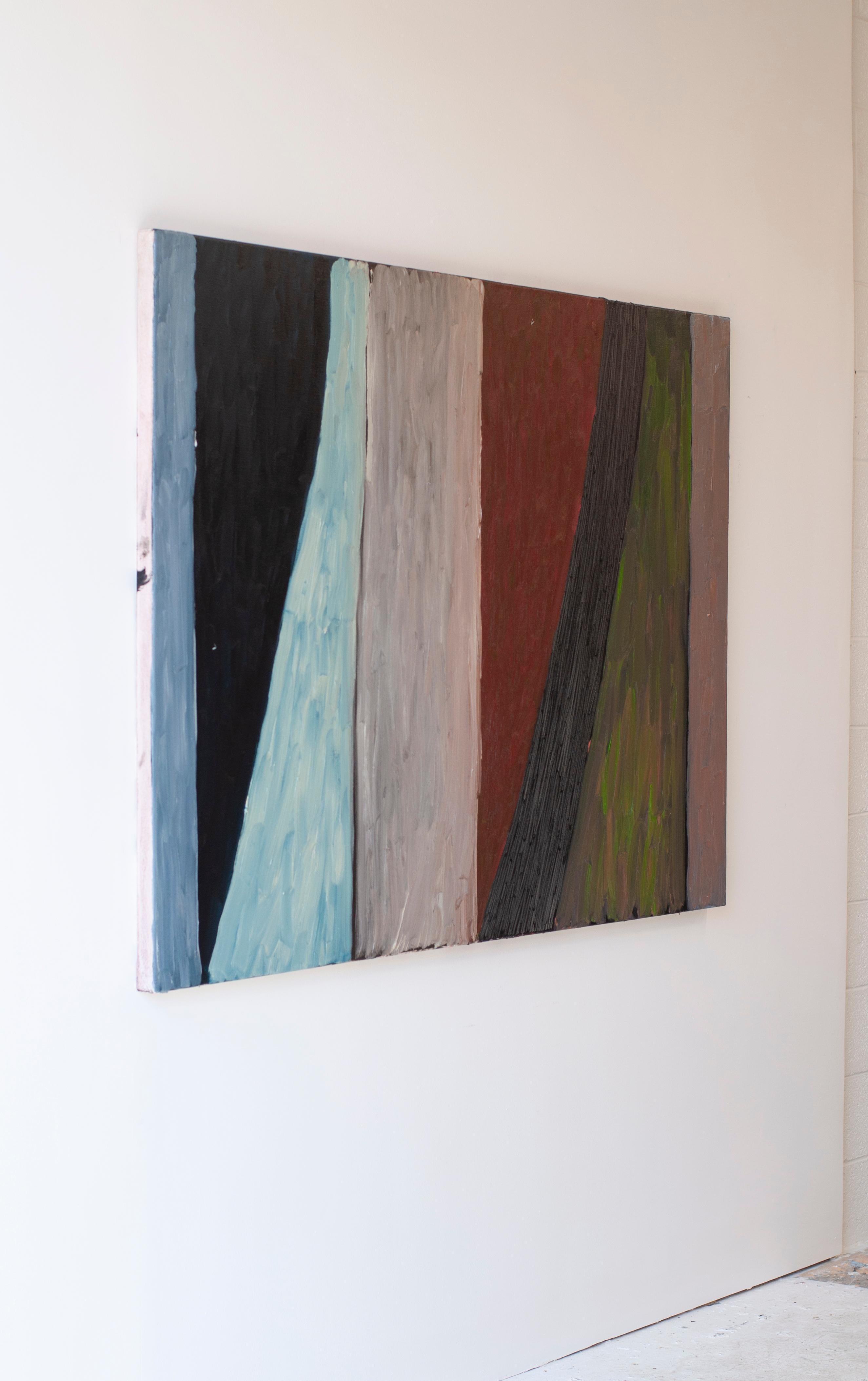 OBRA DE ARTE ABSTRACTA Río de arcilla roja por el artista contemporáneo Colt Seager en venta 4