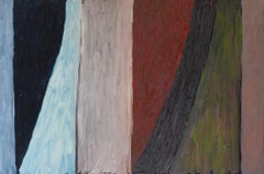 ABSTRACT Artwork Red Clay River by Contemporary Artist Colt Seager