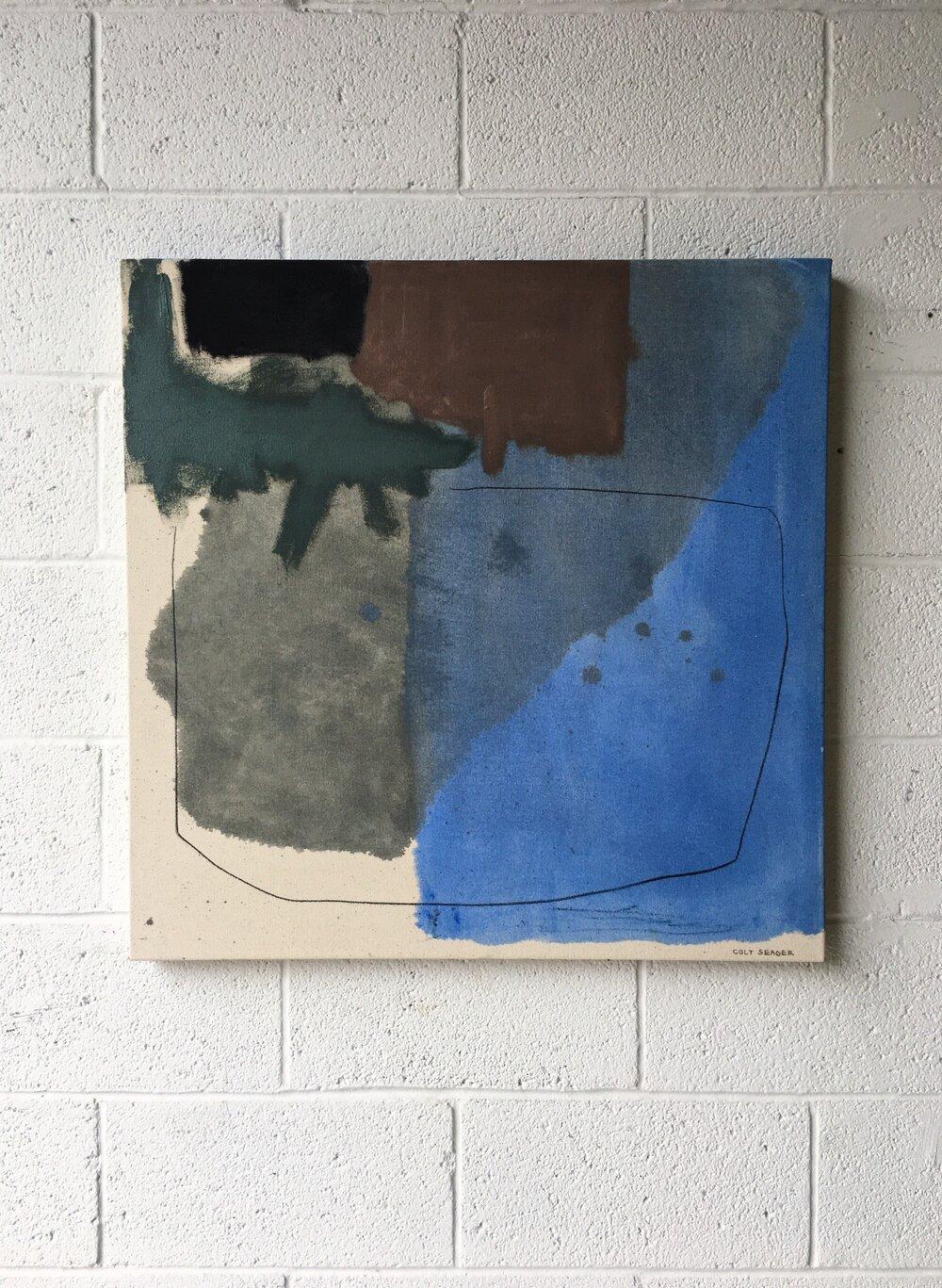 Abstract Painting di Colt Seager - Lungo il torrente #1