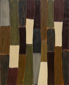 Contemporary Abstract Painting by Colt Seager, Geometric Color Field, Oil Canvas