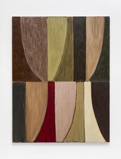 Contemporary Abstract Painting by Colt Seager, Geometric Color Field, Oil Canvas