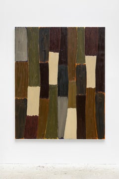 Contemporary Abstract Painting by Colt Seager, Geometric Color Field, Oil Canvas