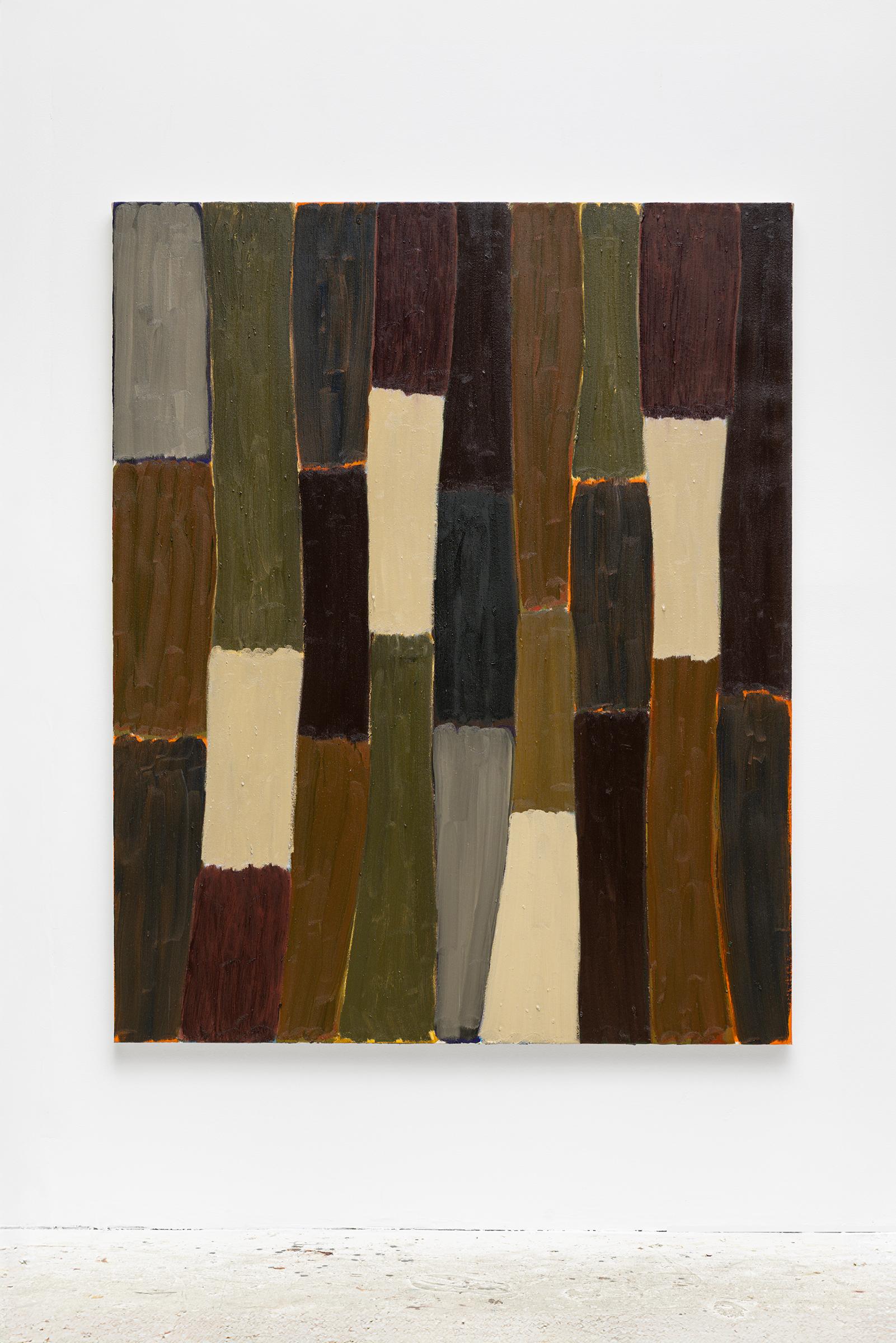 Contemporary Abstract Painting by Colt Seager, Geometric Color Field, Oil Canvas