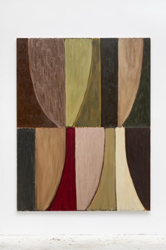 Contemporary Abstract Painting by Colt Seager, Geometric Color Field, Oil Canvas