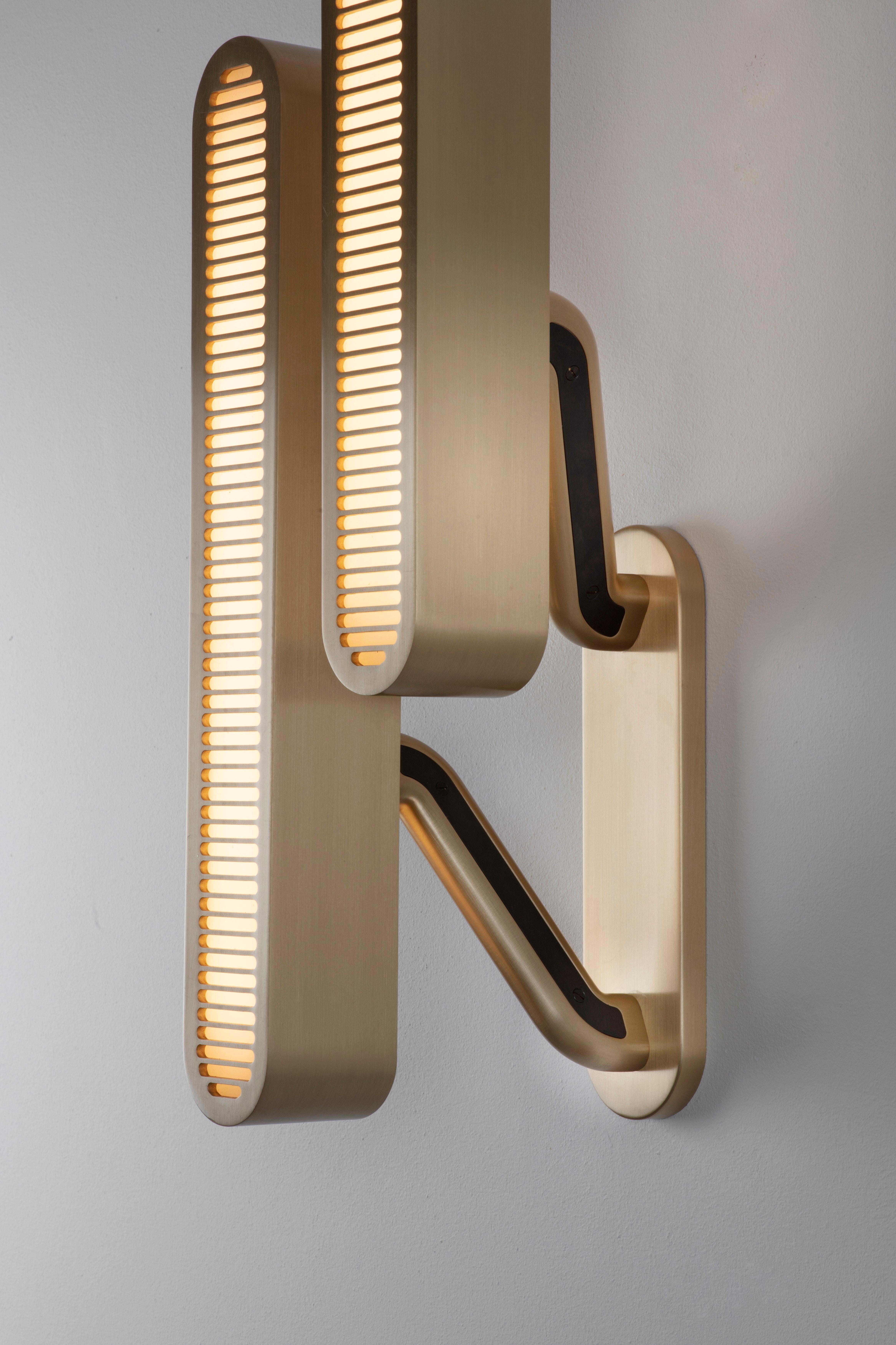 Contemporary Colt Wall Light Double by Bert Frank For Sale