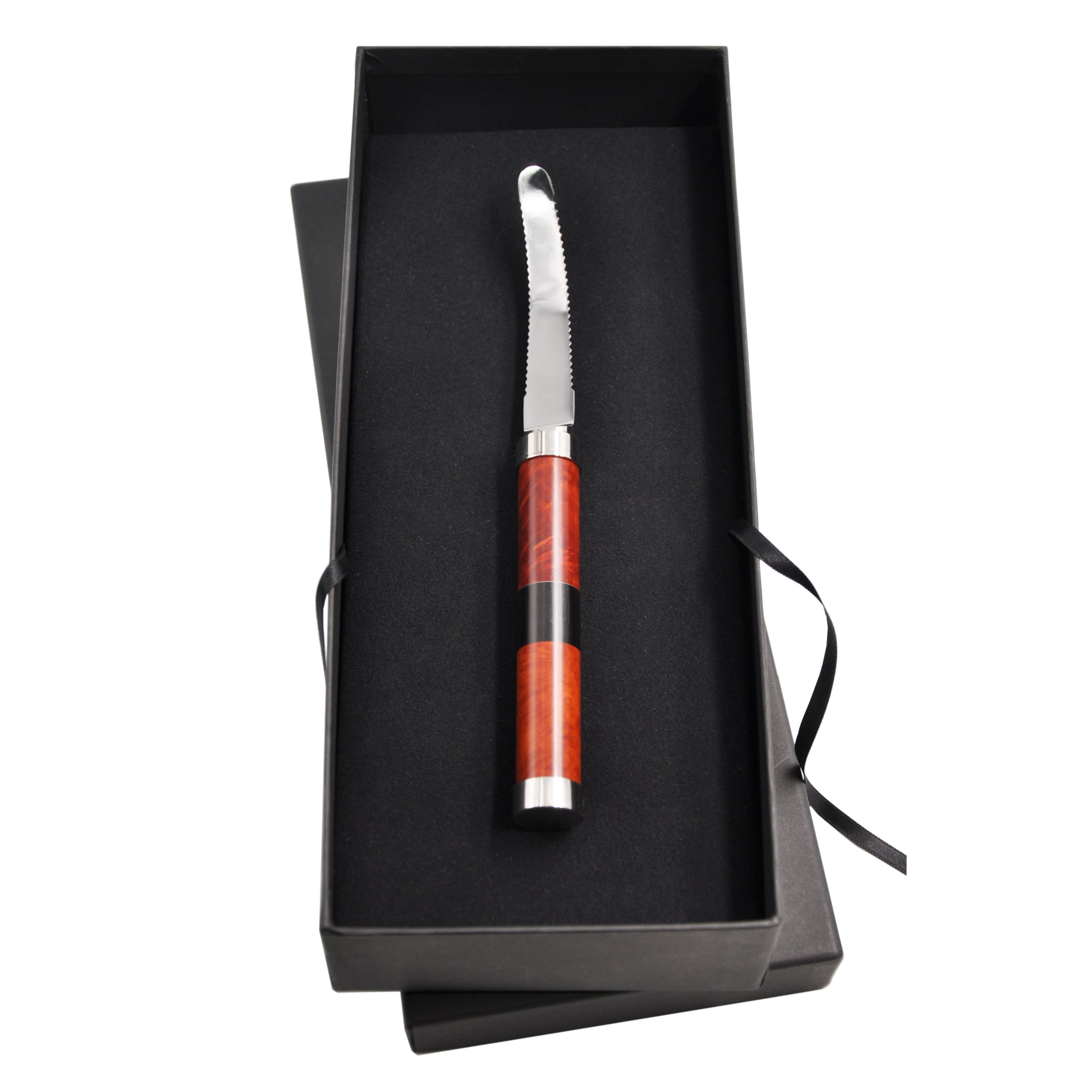 Forged POMPELM KNIFE functionality, modern design, appeals in Art stie  Deco For Sale