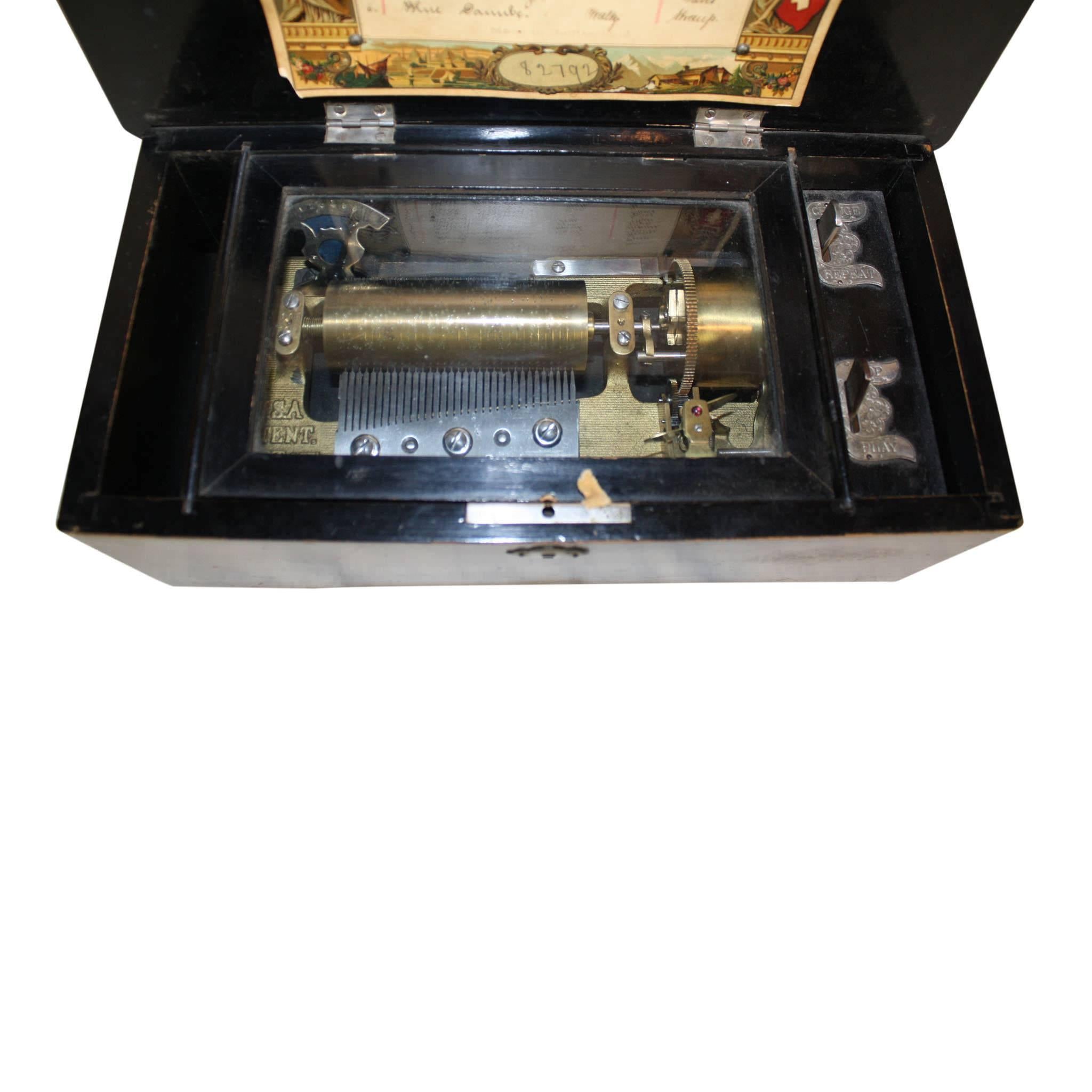 swiss music box