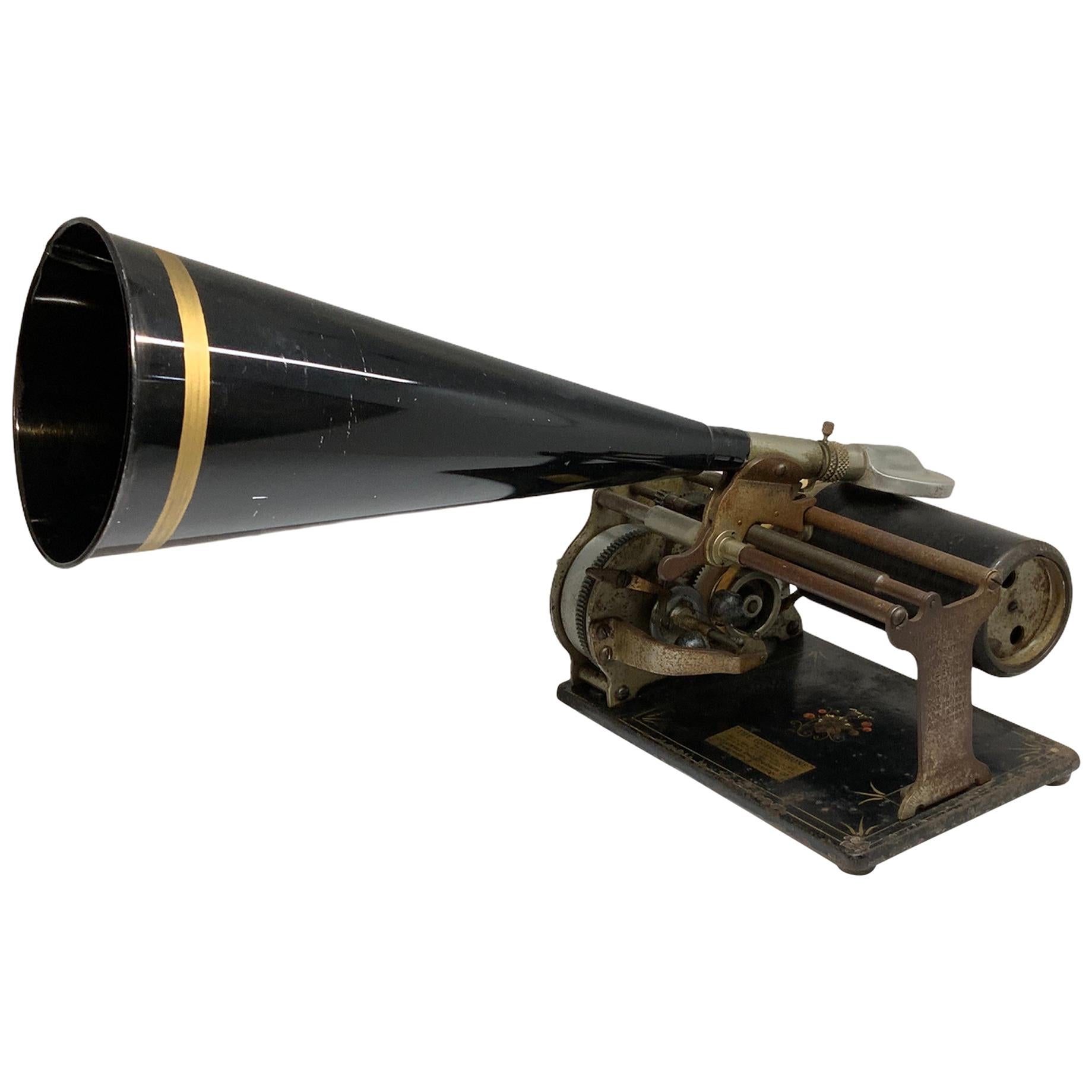 What is the horn on a phonograph called?