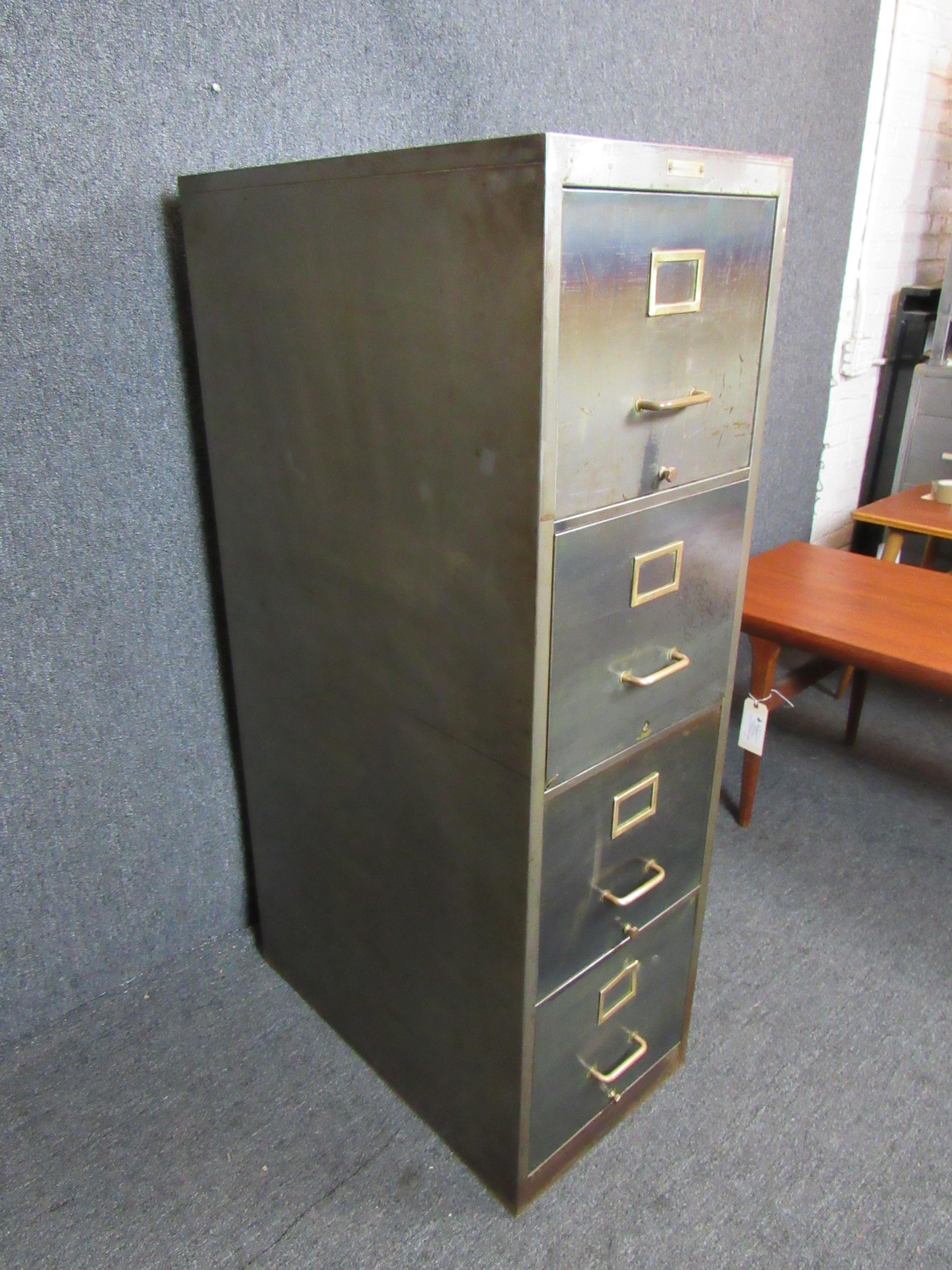 industrial style file cabinet