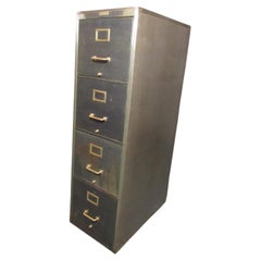 Columbia Steel Co. Industrial Metal Filing Cabinet