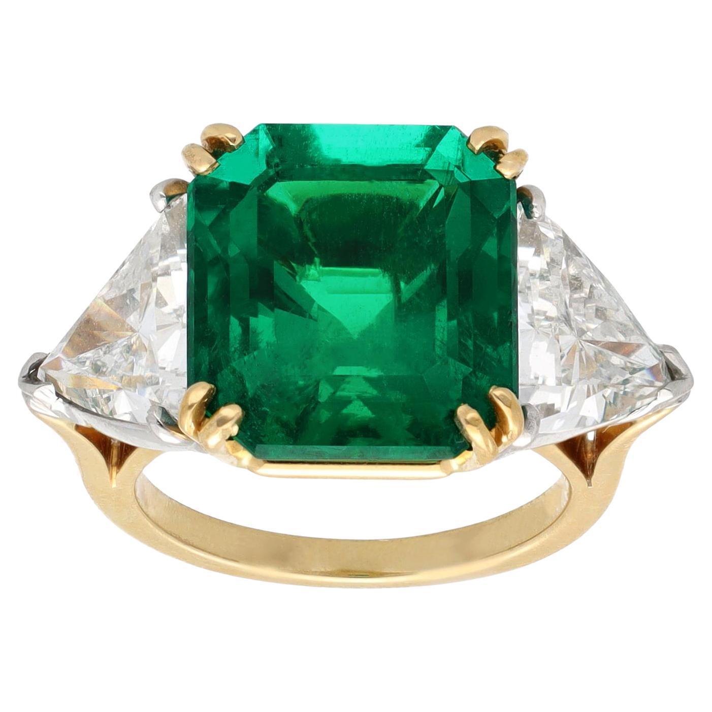 Columbian Emerald Ring For Sale