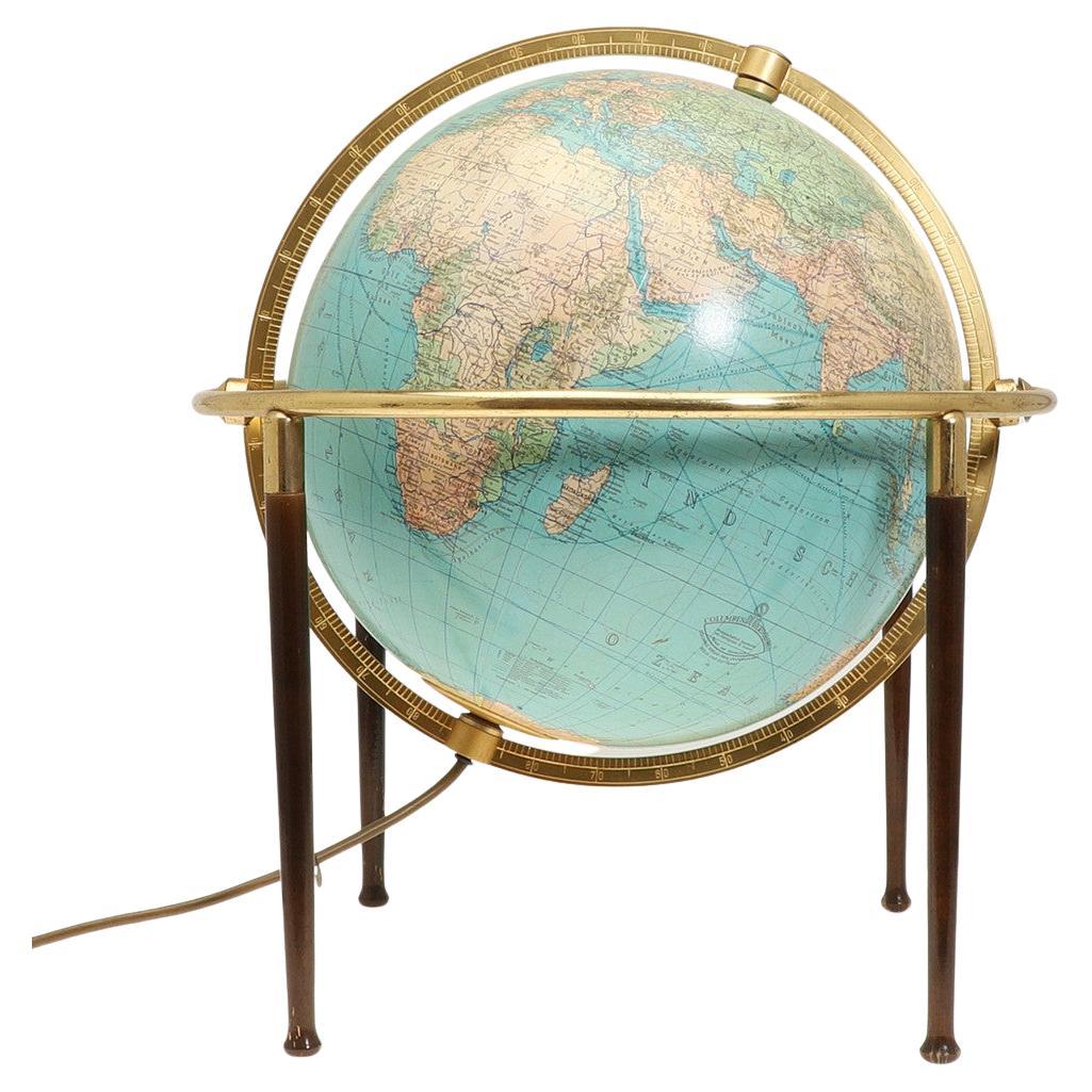 Columbus DUO Terrestrial Globe Deutschland, 1950er Jahre im Angebot