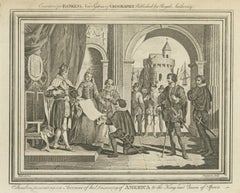 Colomb présentant la découverte de l'Amérique à Ferdinand et Isabelle, 1787