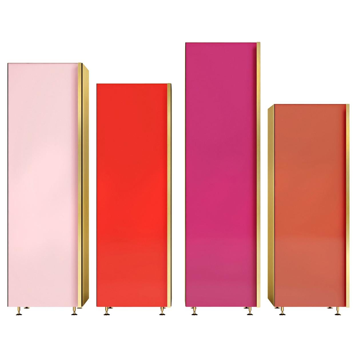 Column 01 Set of 4 Neutral Cupboards For Sale at 1stDibs