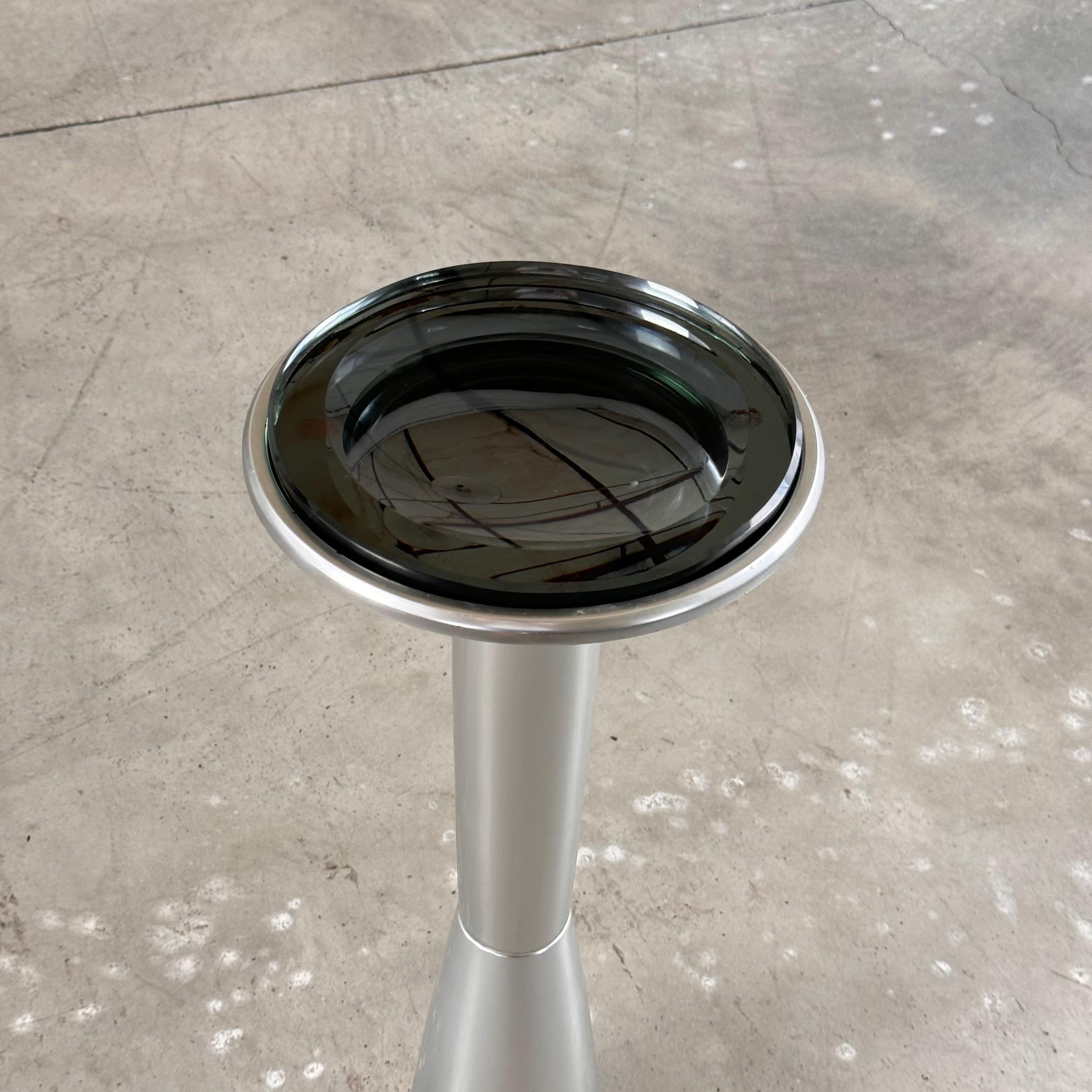 Aluminum Column Ashtray by Gianni Moscatelli for Formanova, 1960s For Sale