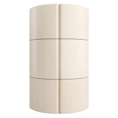 Contemporary Curvy Column Bar / Kabinett Ahornholz von Black Table Studio