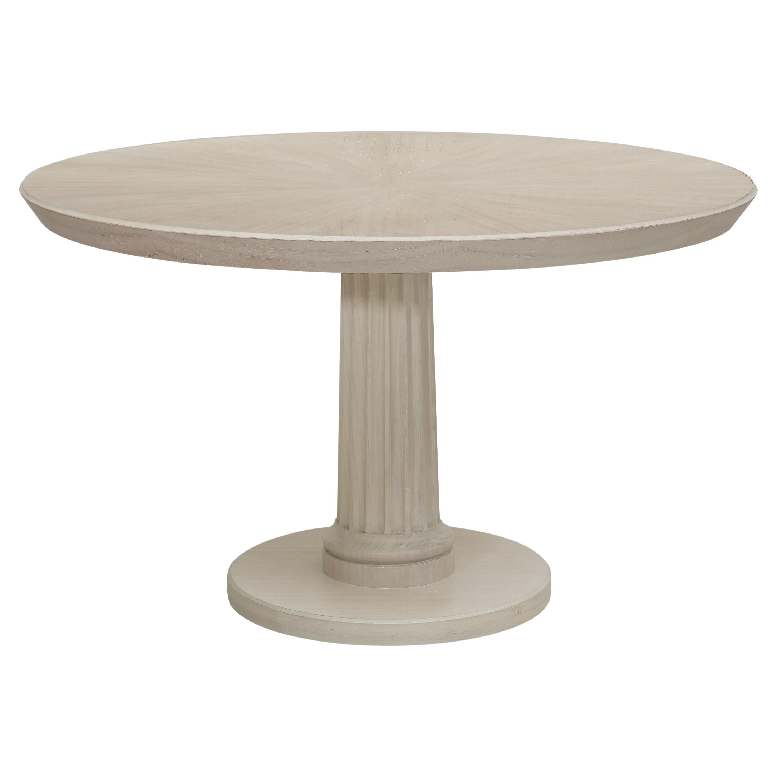 Round Dining Table with Column Base, Belvedere, by Bunny Williams Home For Sale