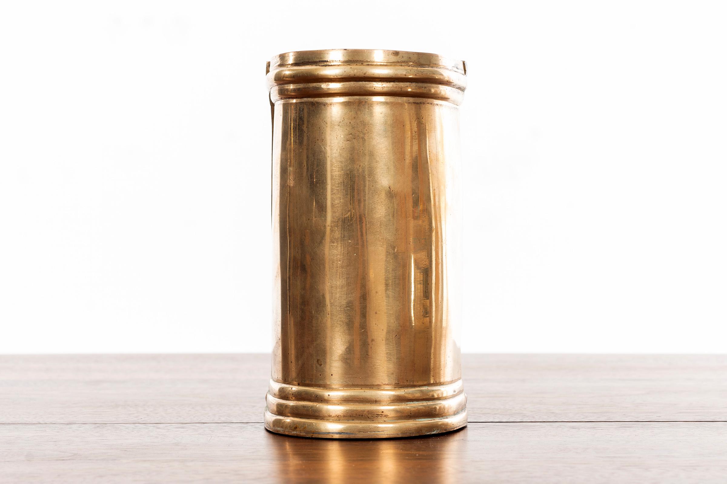 Column Book Ends, Brass Plated For Sale at 1stDibs