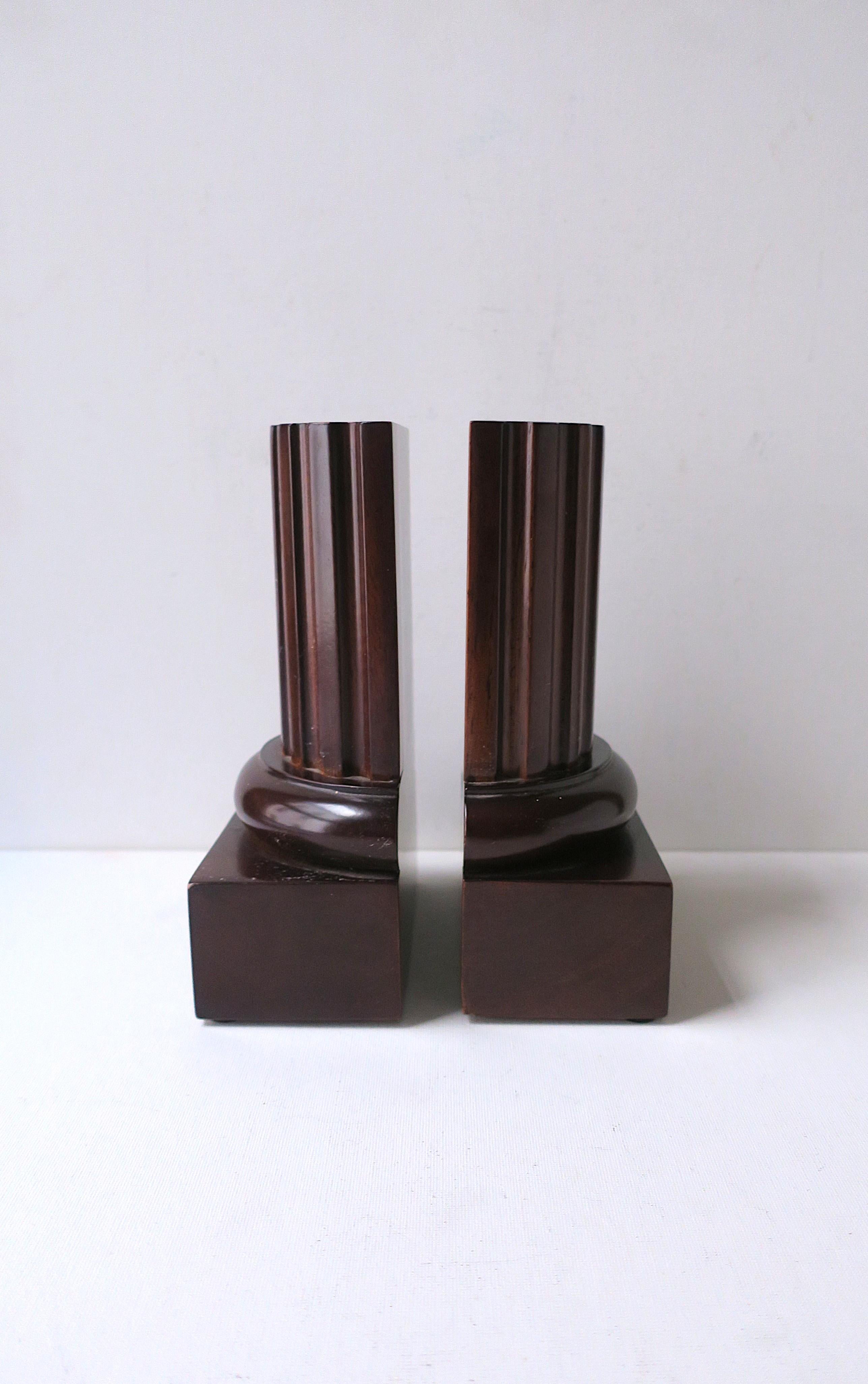 20th Century Column Bookends, Pair For Sale