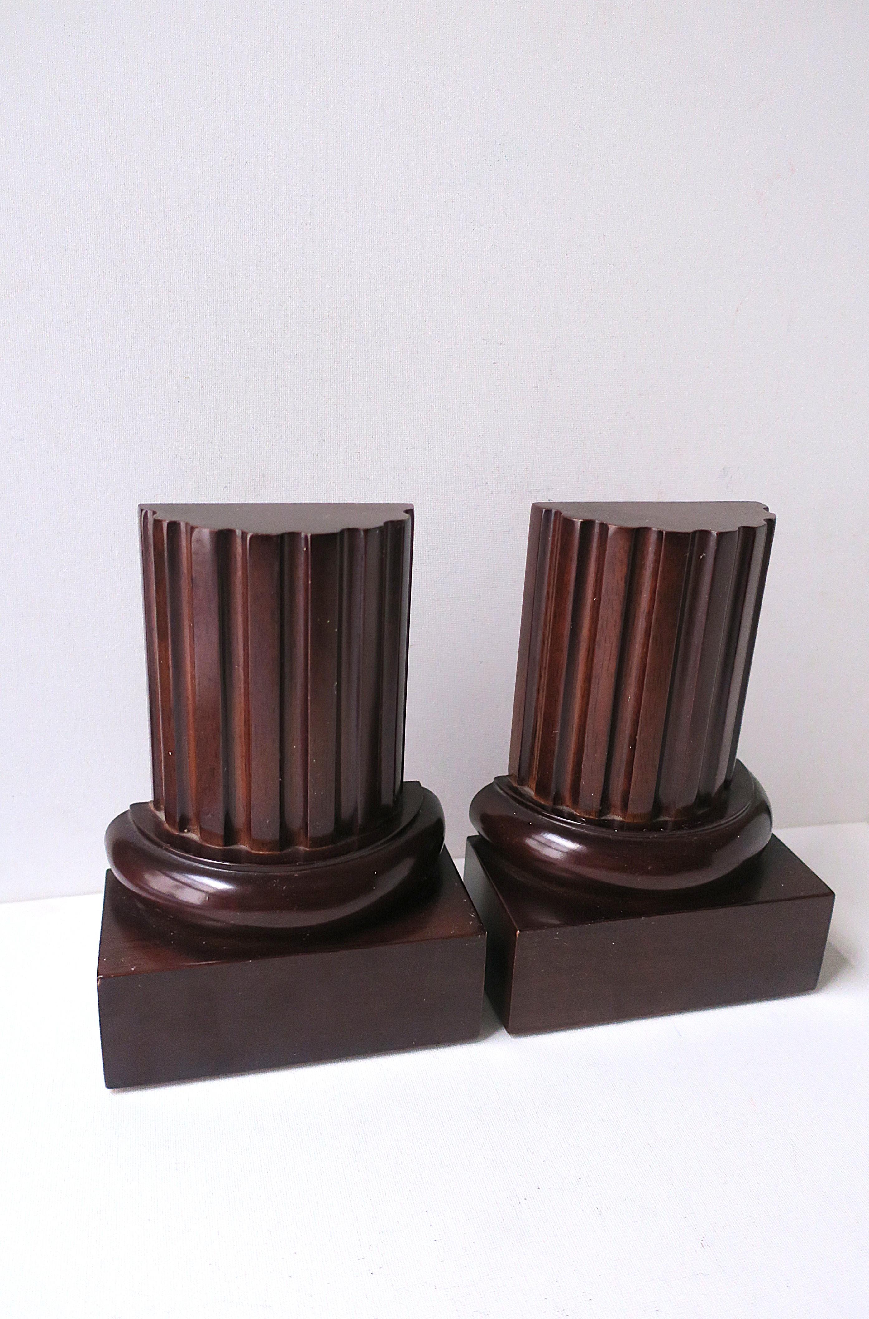 Column Bookends, Pair For Sale 2