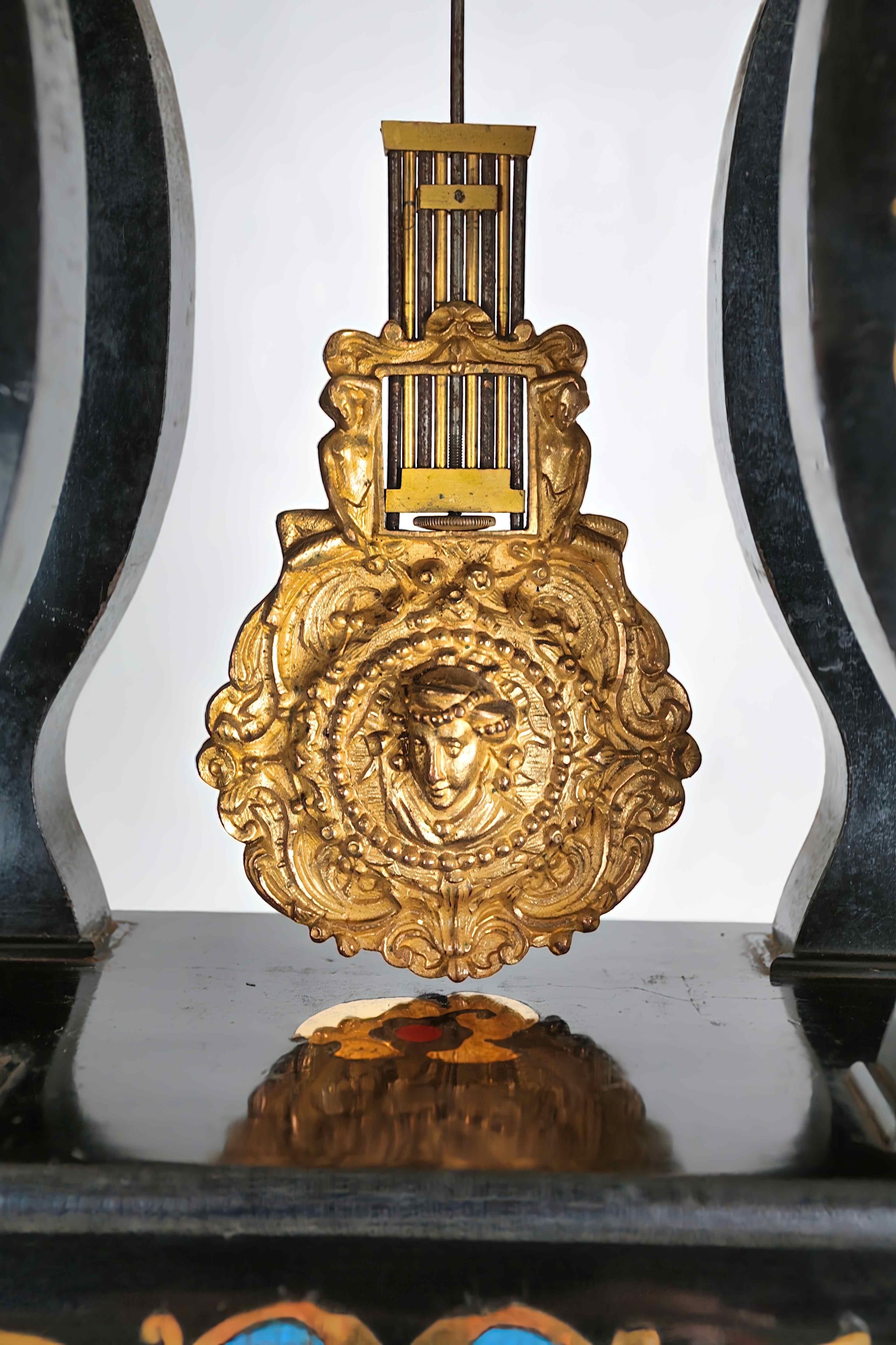 ANCIEN MECANISME MOUVEMENT Brocot Pour Pendule De Paris Horloge Cartel