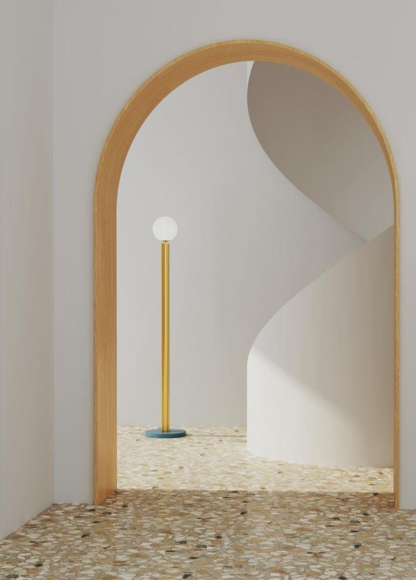 Postmoderne Lampadaire colonne d'Atelier Areti en vente