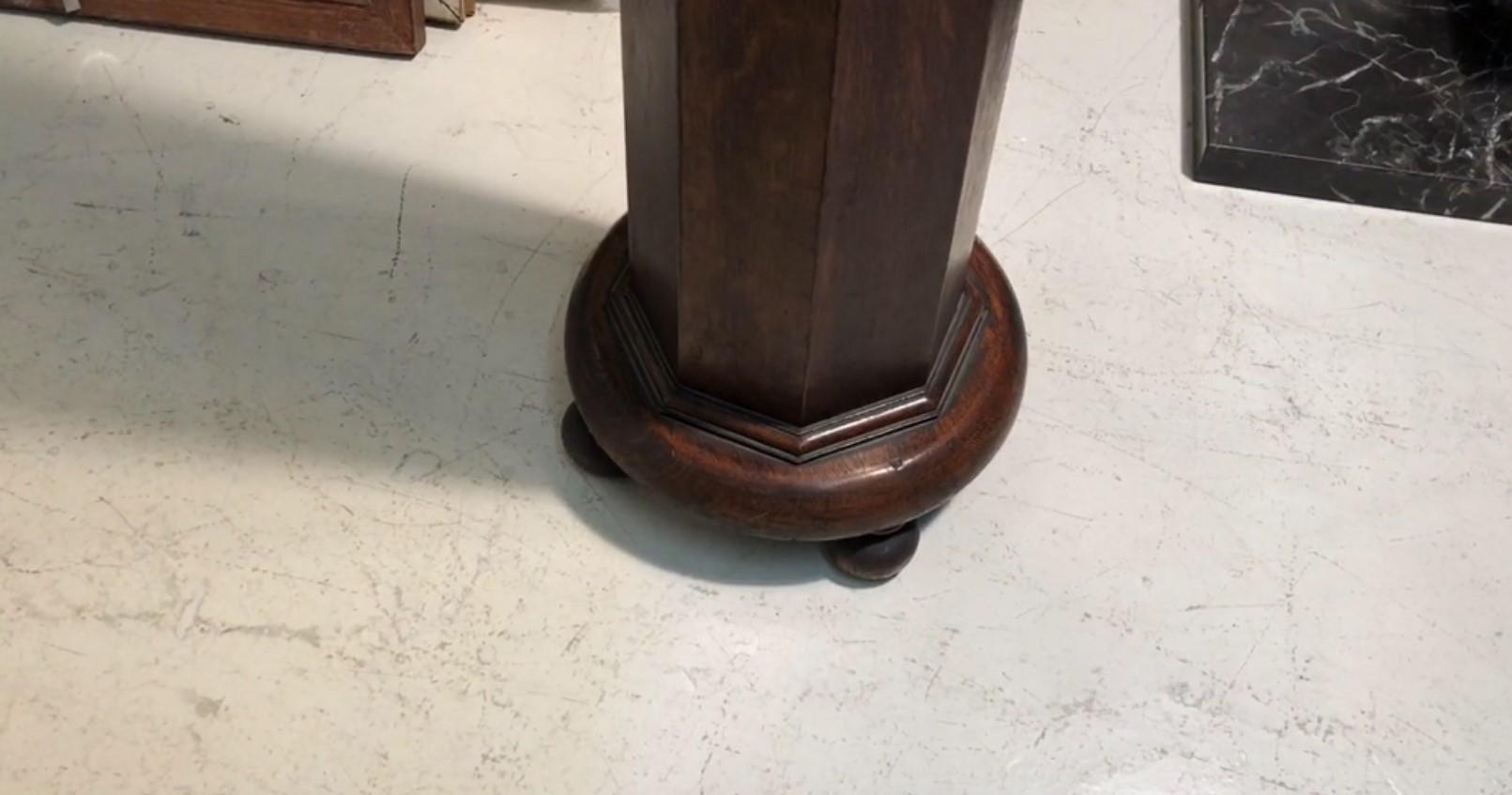 Column, French, in  wood, 1930 Art Deco For Sale 2