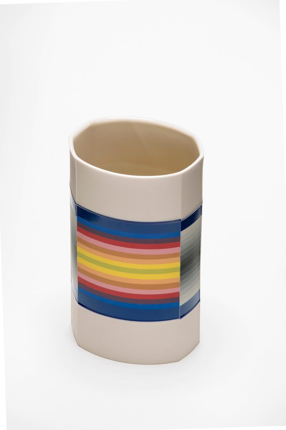 Vase colonne III en porcelaine colorée de Peter Pincus Neuf - En vente à Philadelphia, PA